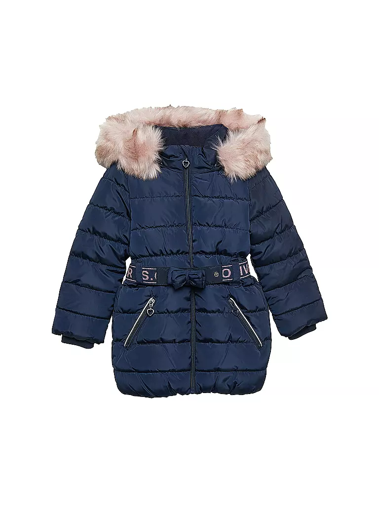 S.OLIVER | Mädchen Steppmantel | Azul oscuro