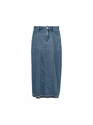 S.OLIVER | Midi falda | Azul oscuro