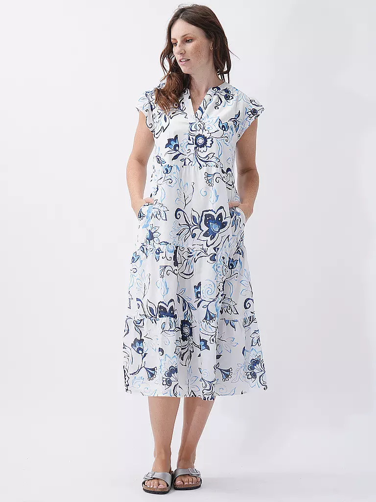 S.OLIVER | Midikleid | Blanco