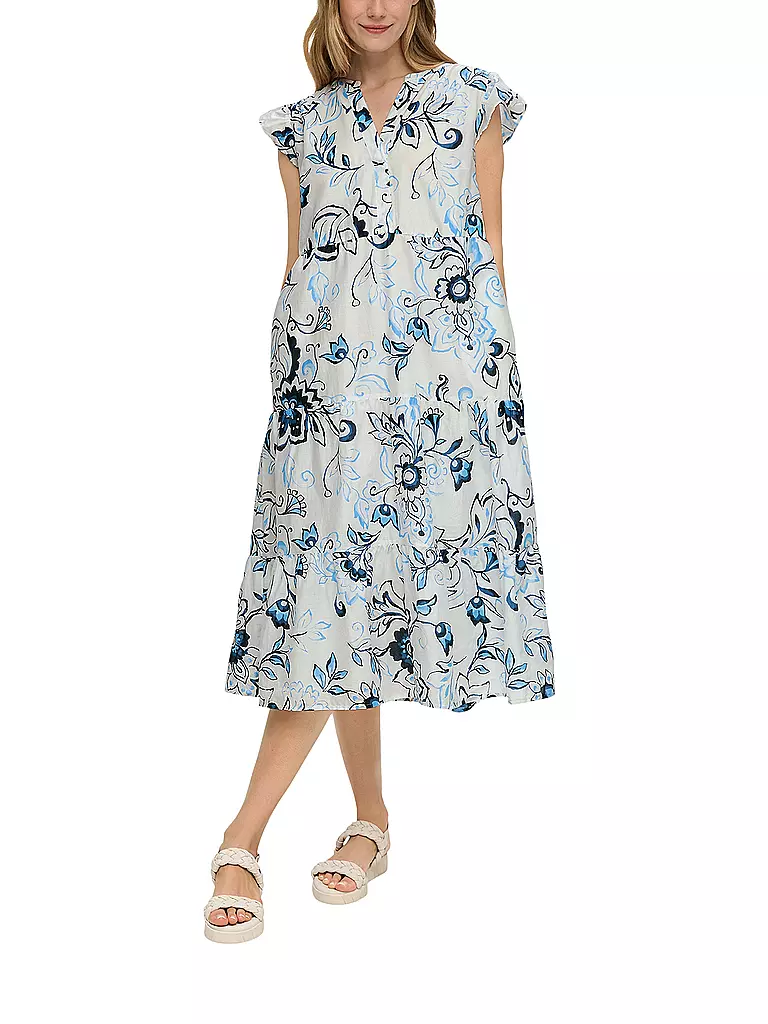 S.OLIVER | Midikleid | Blanco