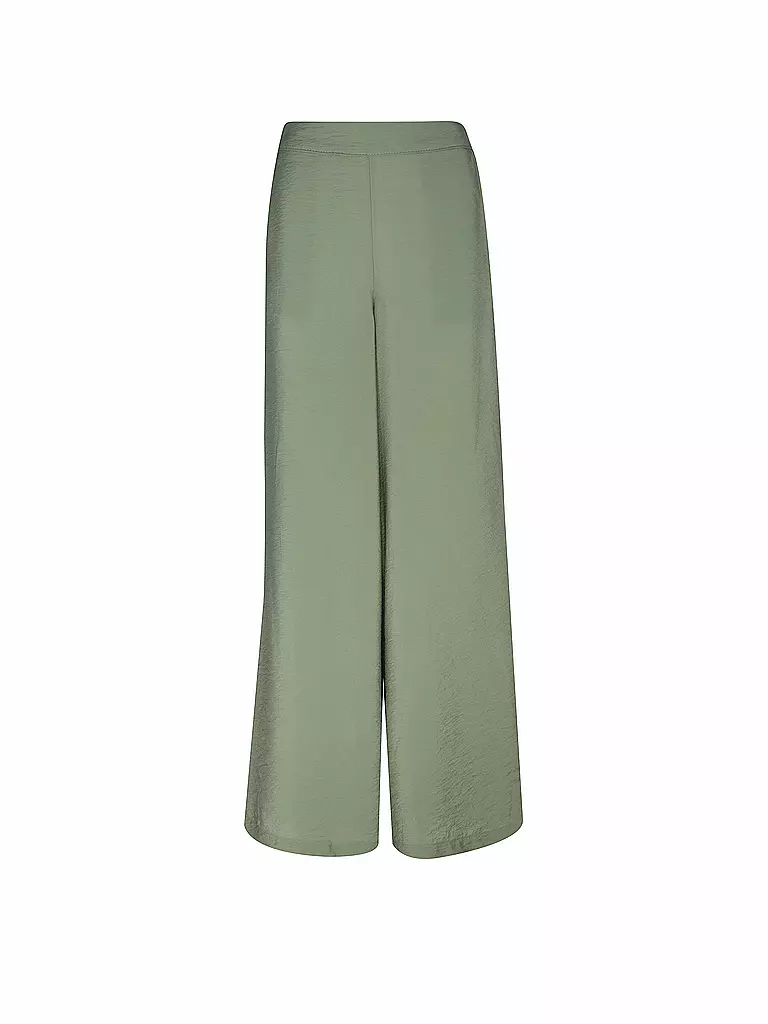 S.OLIVER | Pantalón de pierna ancha | Oliva