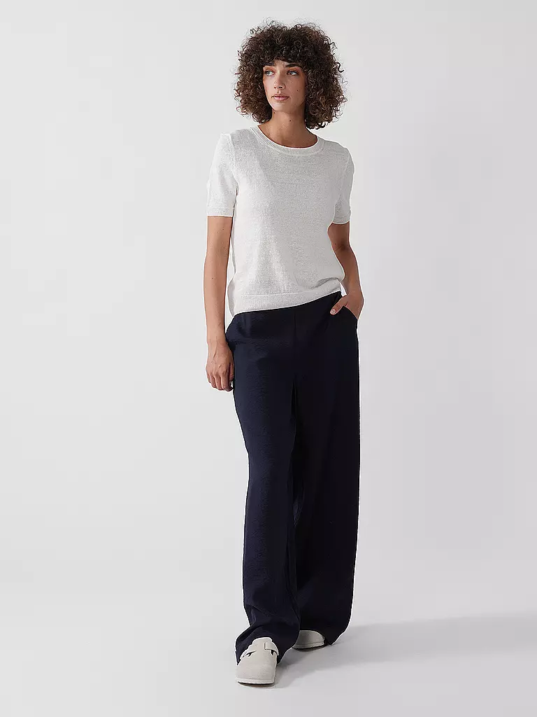 S.OLIVER | Pantalón de pierna ancha | Azul oscuro