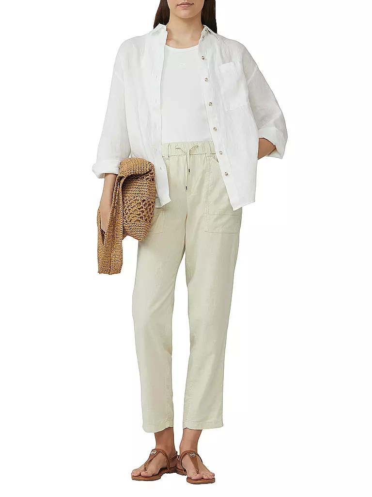 S.OLIVER | Pantalón Jogging Fit | Crema