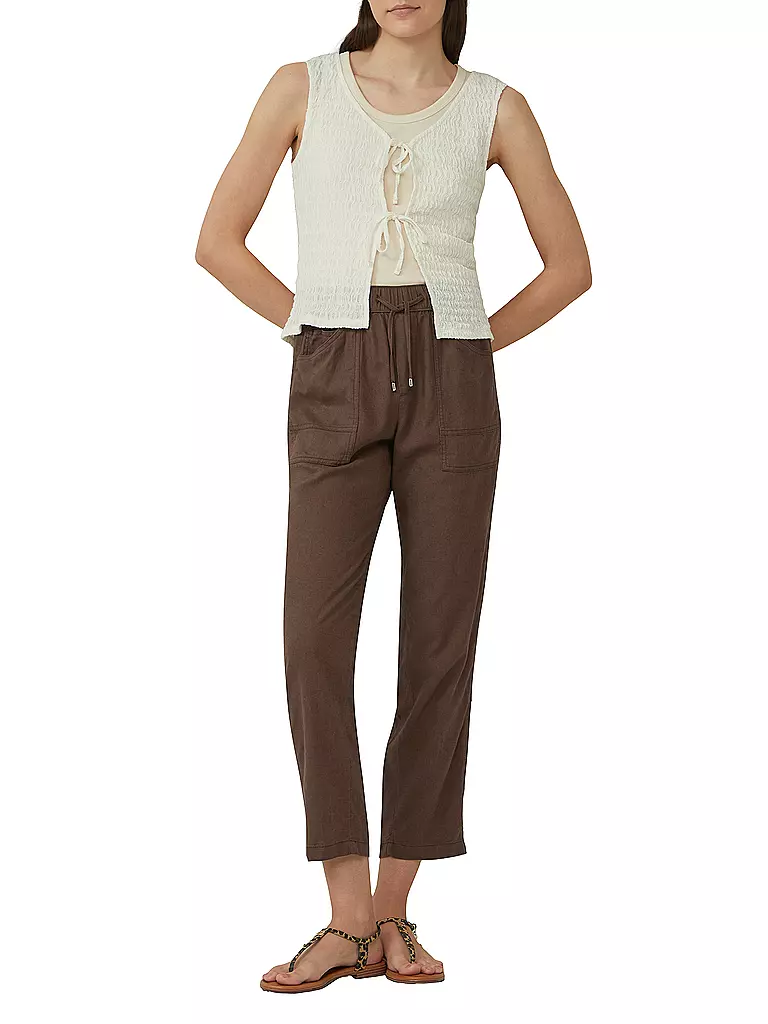 S.OLIVER | Pantalón Jogging Fit | Marrón