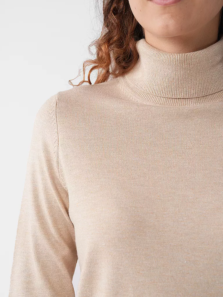 S.OLIVER | Rollkragenpullover  | Beige