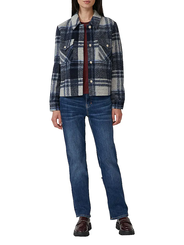 S.OLIVER | Sobrecamisa | Azul oscuro