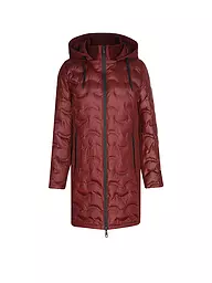 S.OLIVER | Steppmantel | Rojo oscuro