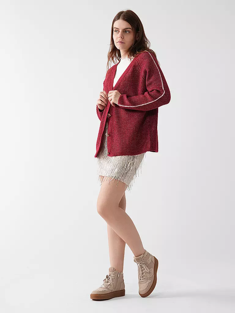 S.OLIVER | Strickjacke | Rojo