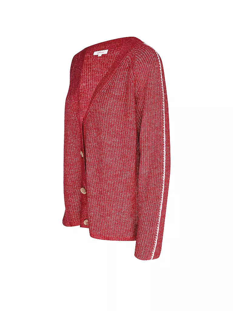 S.OLIVER | Strickjacke | Rojo