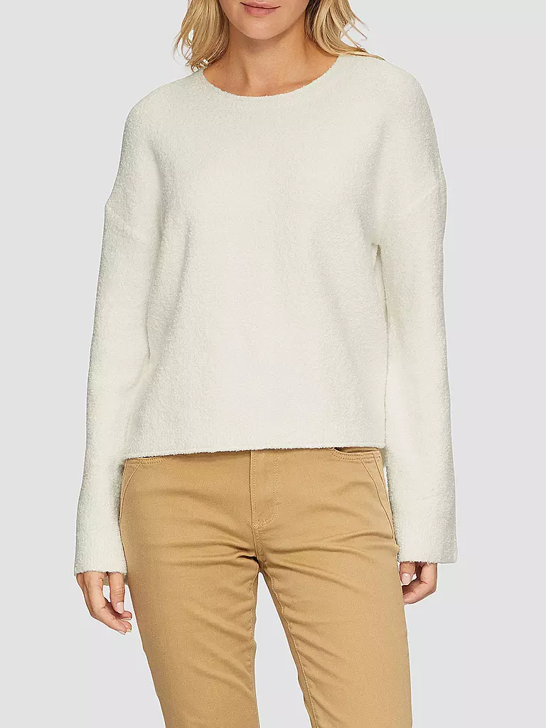 S.OLIVER | Strickpullover | Blanco