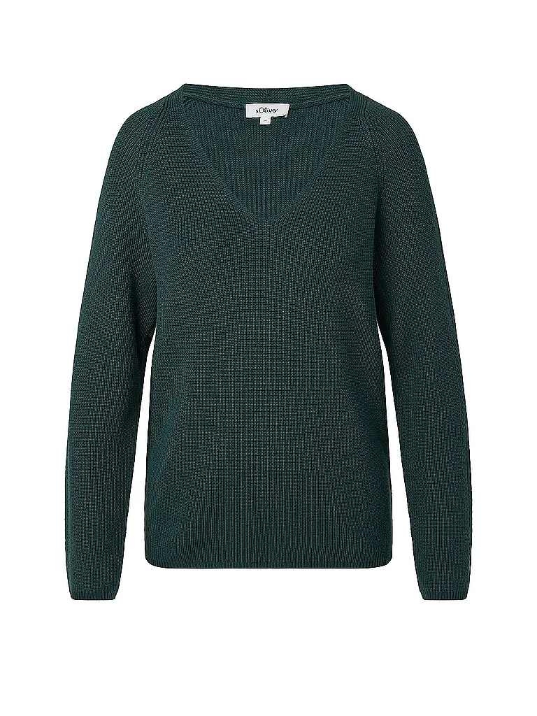 S.OLIVER | Suéter | Verde oscuro