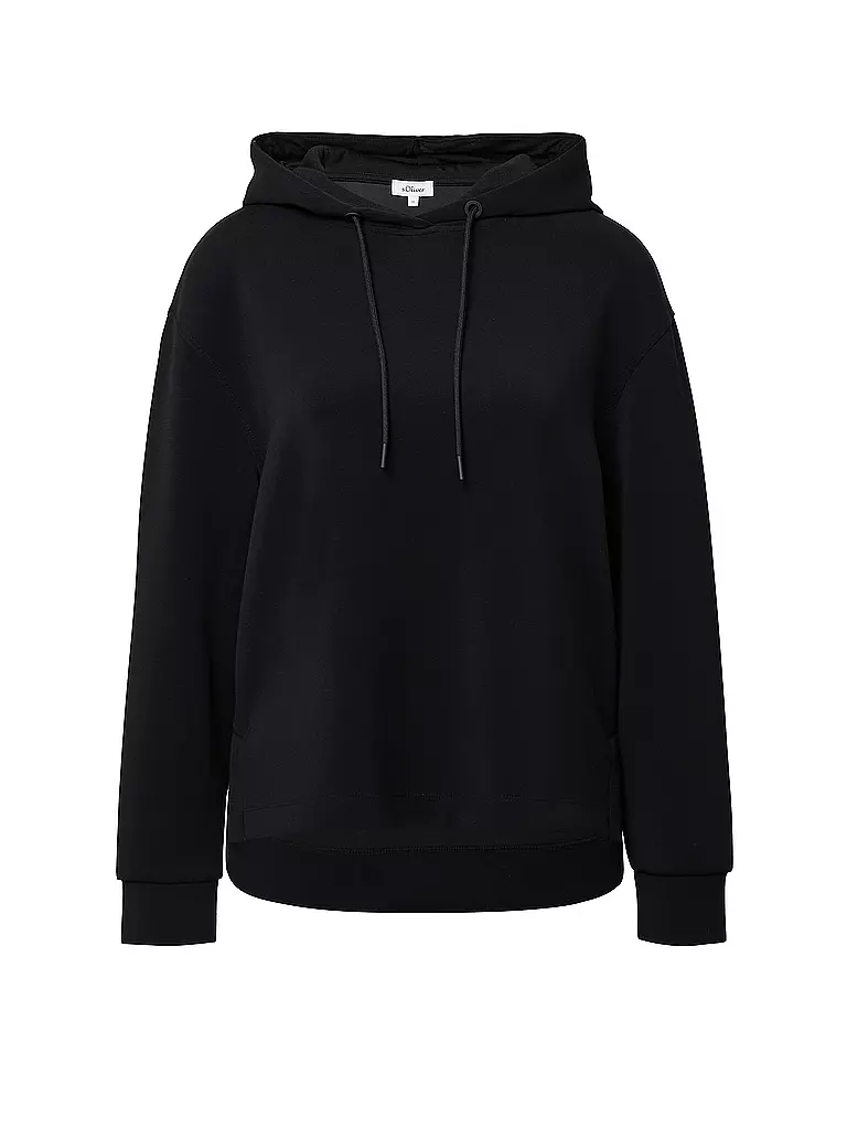 S.OLIVER | Sudadera con capucha - Hoodie | Negro