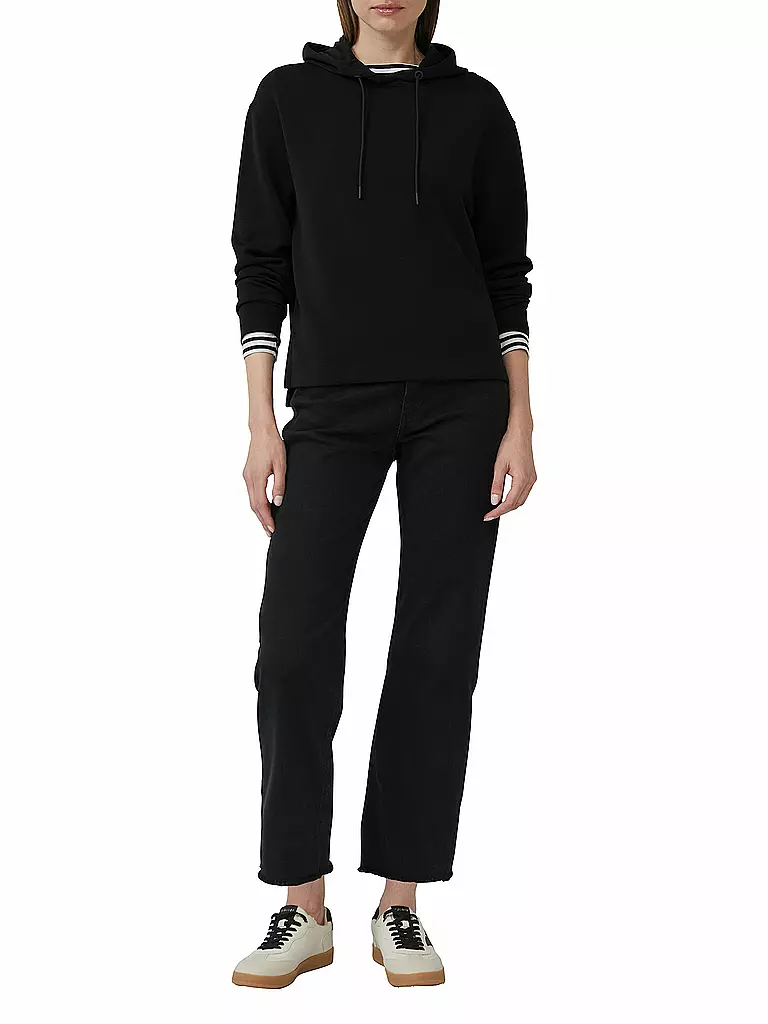 S.OLIVER | Sudadera con capucha - Hoodie | Negro