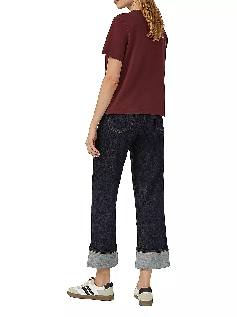 S.OLIVER | T-Shirt  | Rojo oscuro