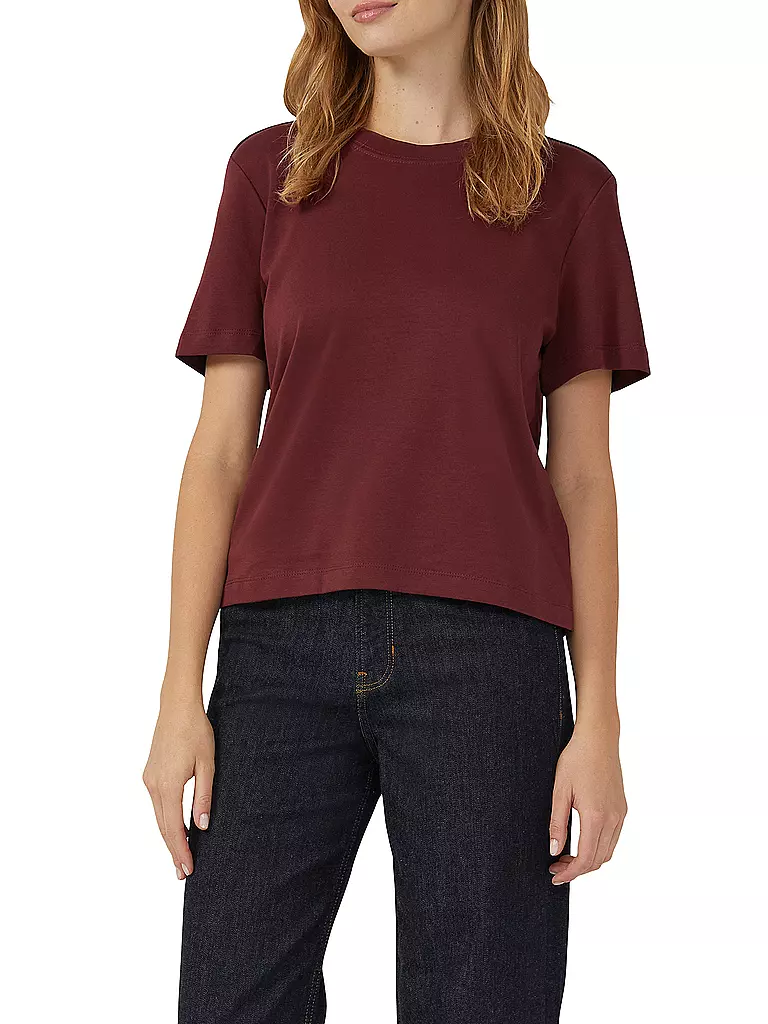 S.OLIVER | T-Shirt  | Rojo oscuro