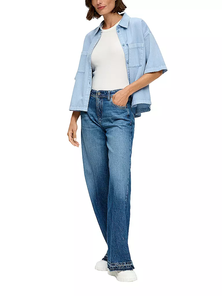 S.OLIVER | Vaqueros Wide Leg | Azul