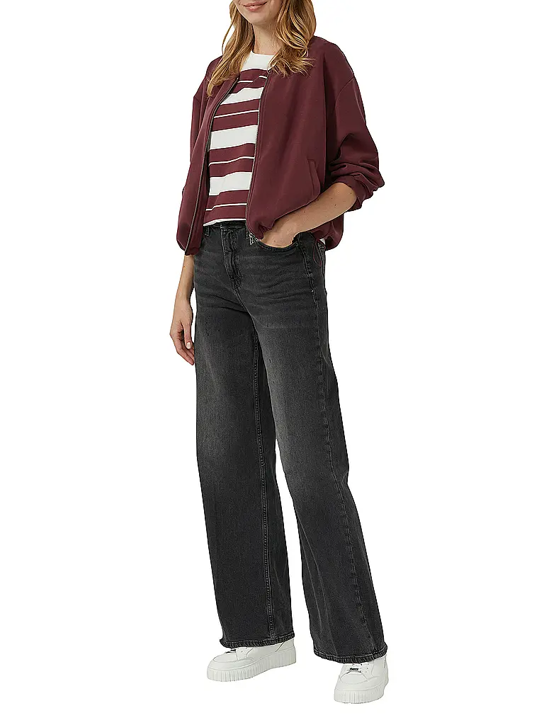 S.OLIVER | Vaqueros Wide Leg | schwarz