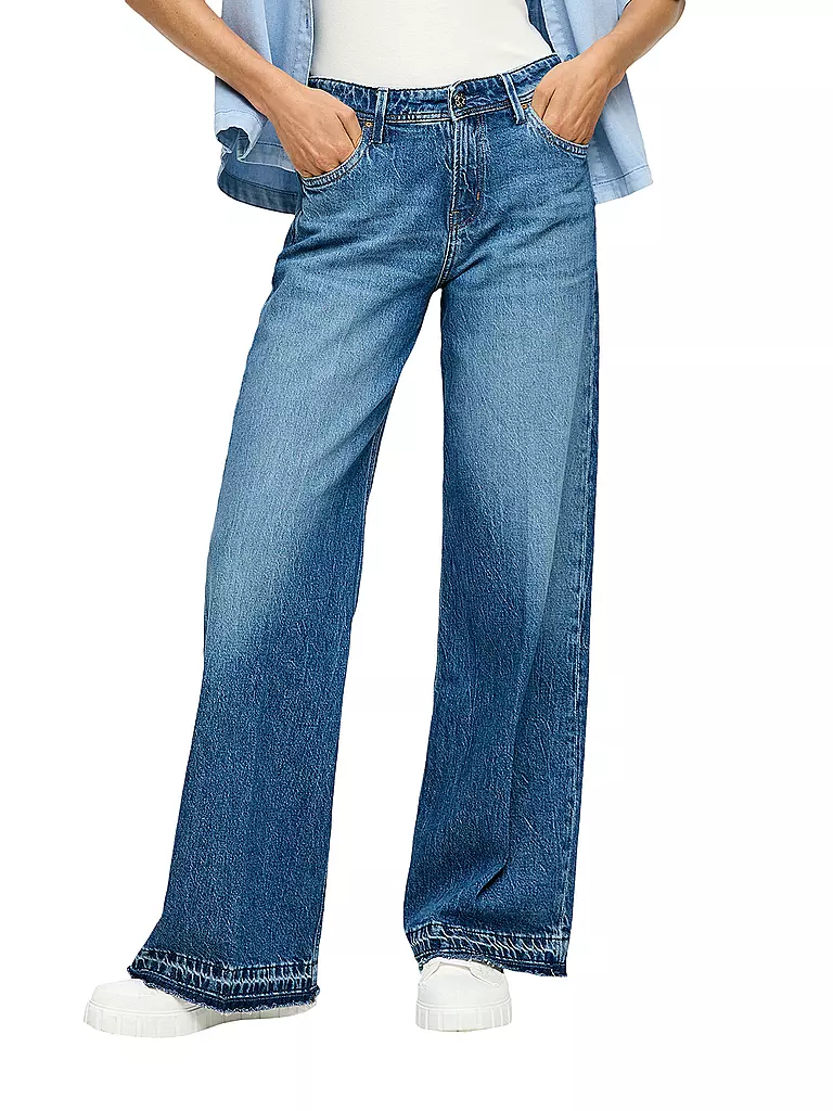 S.OLIVER | Vaqueros Wide Leg | Azul