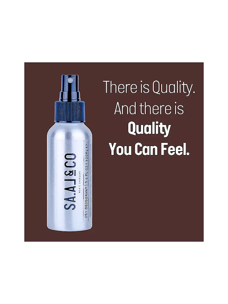 SA.AL&CO | 051 Desodorante en Spray Natural 100ml | Sin color
