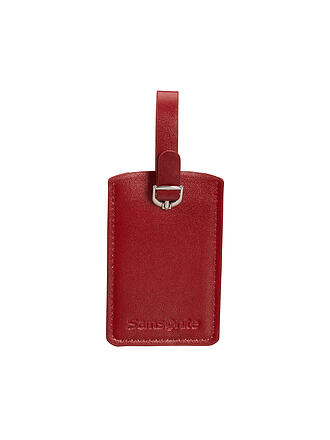 SAMSONITE | Etiqueta para equipaje, paquete de 2 unidades, rojo