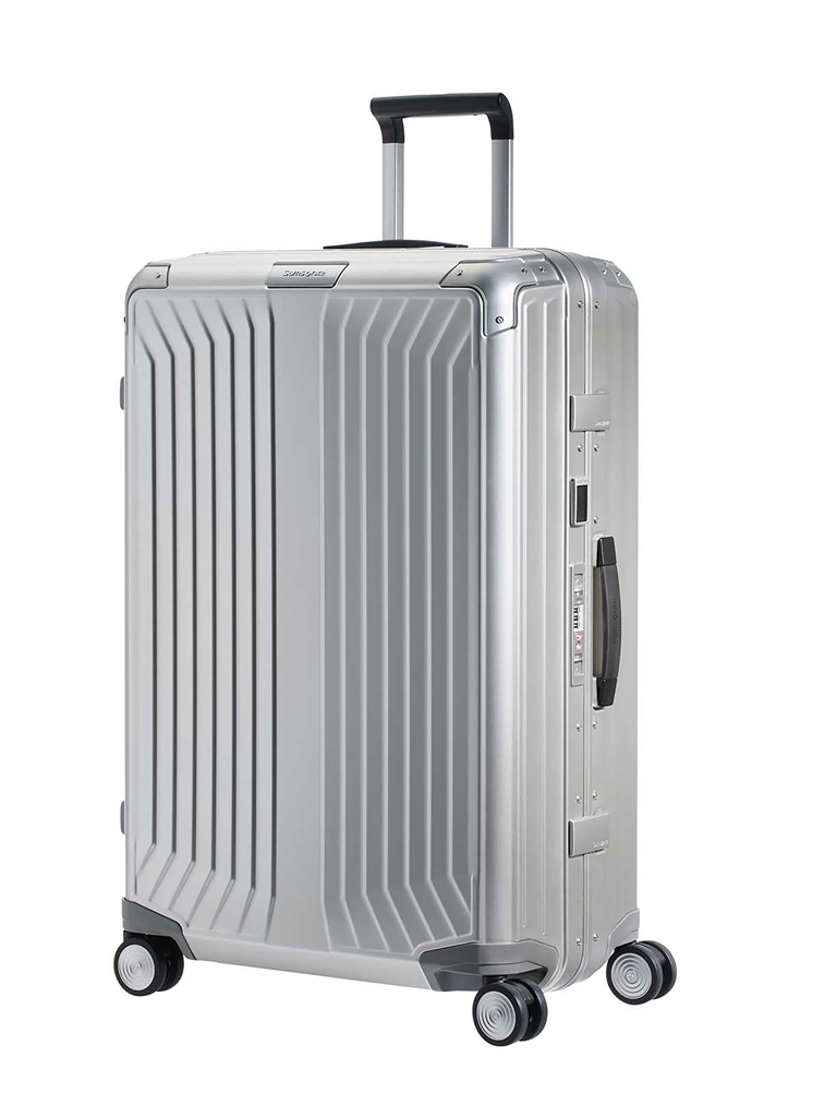 SAMSONITE Trolley LITE-BOX ALU 75cm Aluminio plata