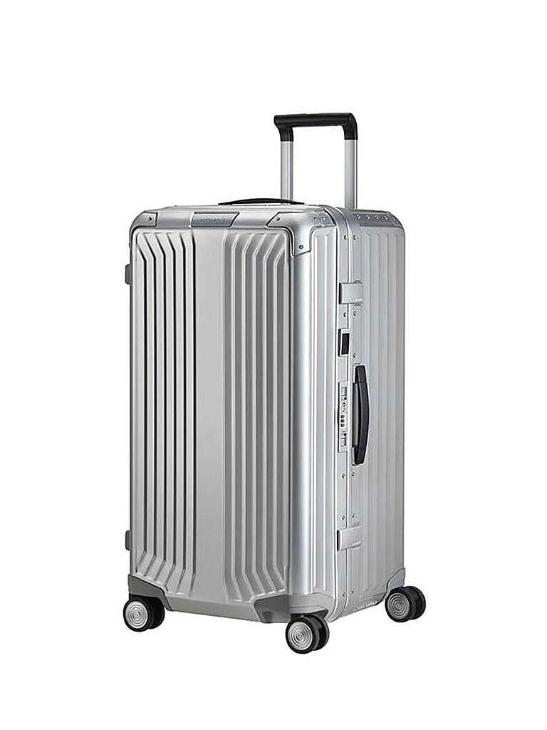 SAMSONITE Trolley LITE-BOX ALU TRUNK 74cm Aluminio plata