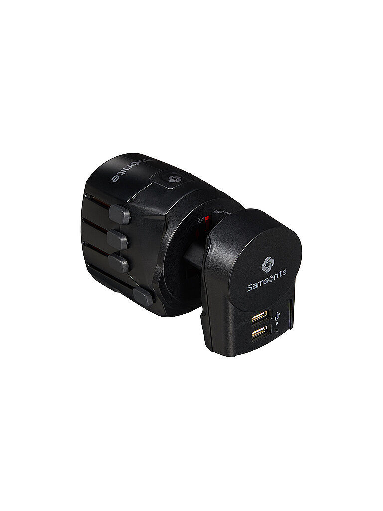 Samsonite Adaptador mundial de 3 polos negro