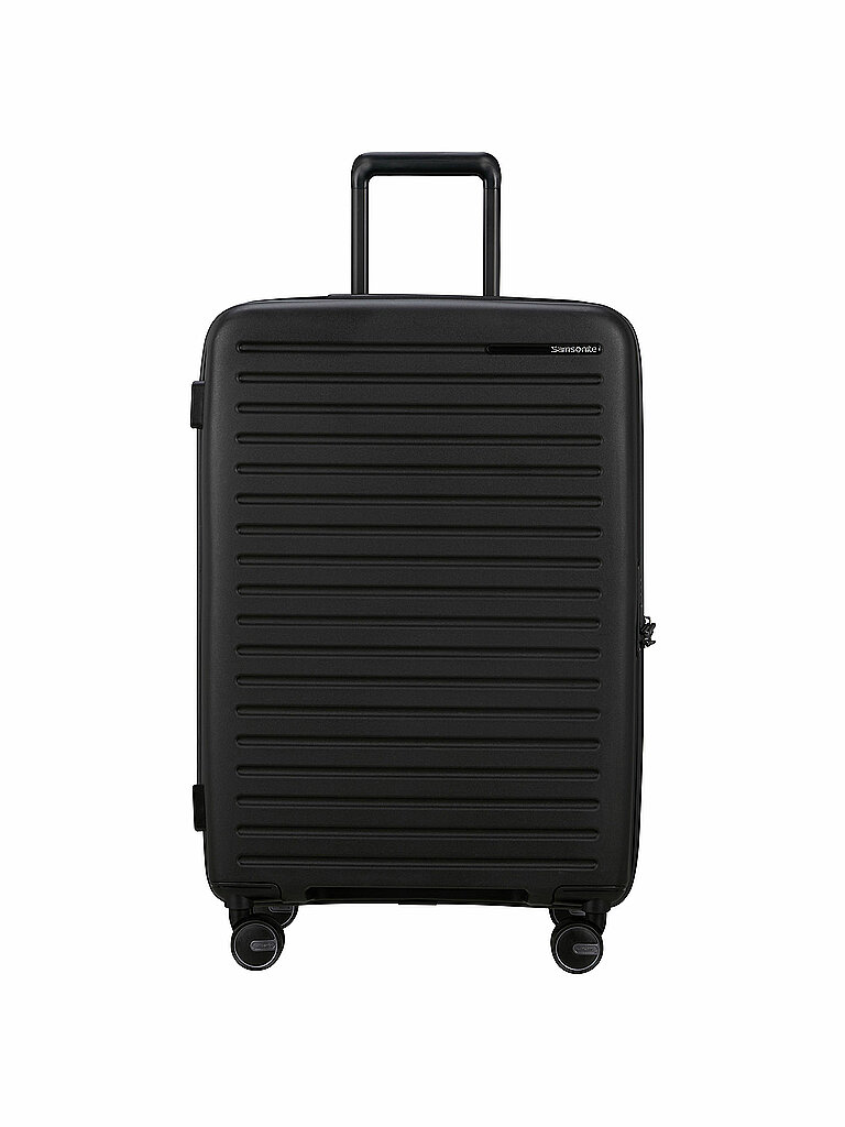 Trolley RESTACKD SPINNER 68cm expandible Black negro