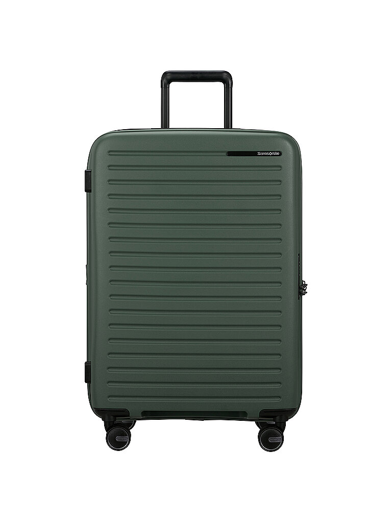 Trolley RESTACKD SPINNER 68cm extensible Sage verde oscuro