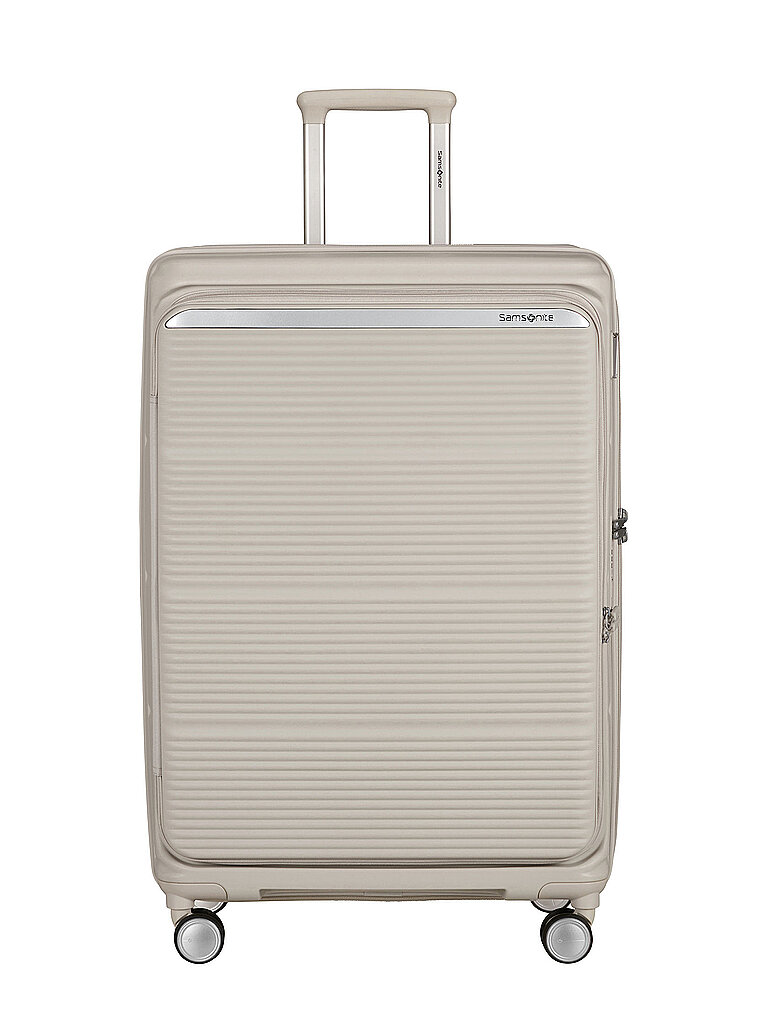 Trolley PARALUX SPINNER 75cm expandible Stone Grey crema