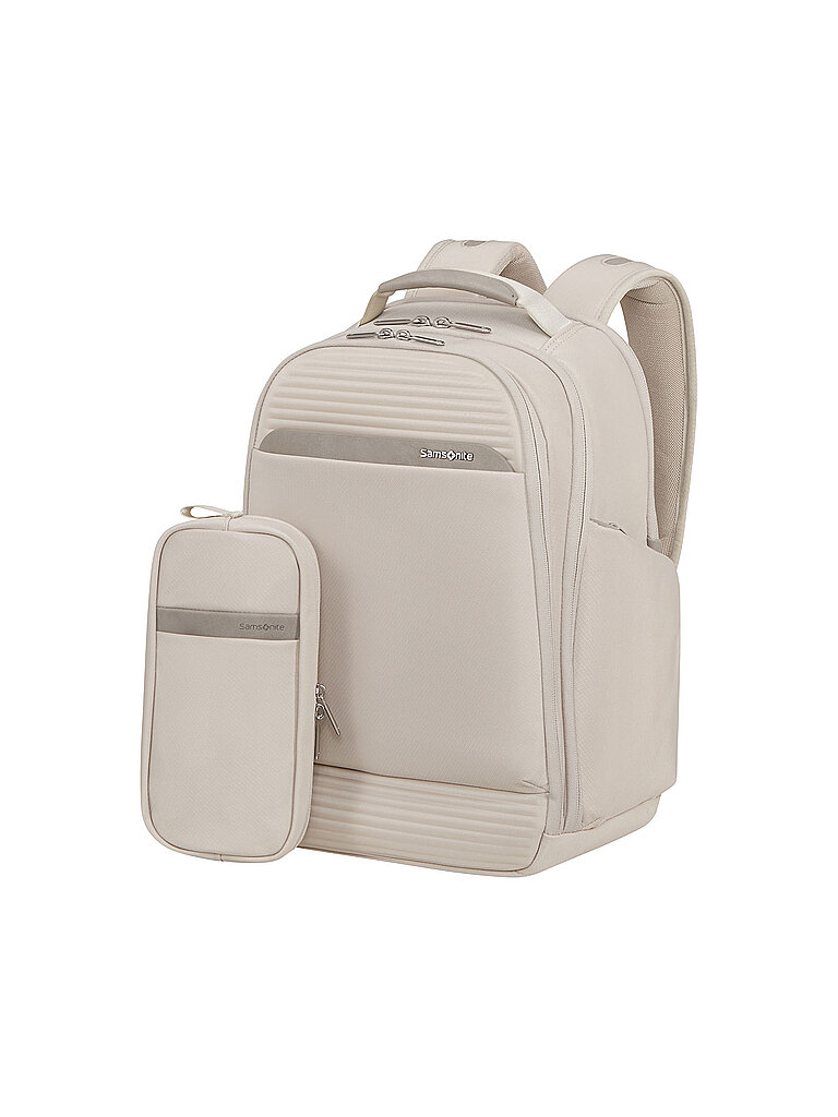 Samsonite Rucksack PARALUX Stone Grey crema