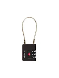 SAMSONITE | Candado de cable TSA de 3 dígitos TA REVOLUTION negro | Negro
