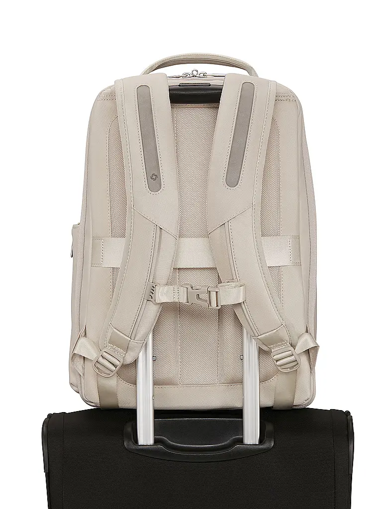 SAMSONITE | Mochila 2 en 1 PARALUX Stone Grey | Crema