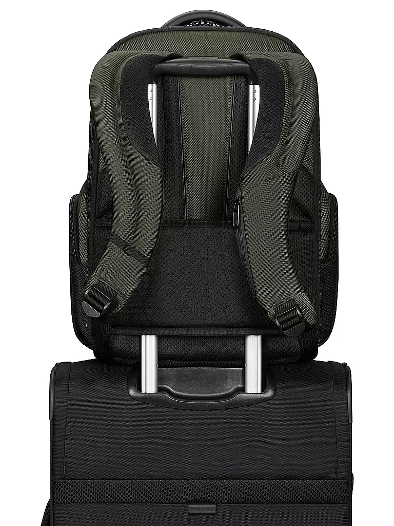 SAMSONITE | Mochila PRO-DLX expandible verde | Verde oscuro