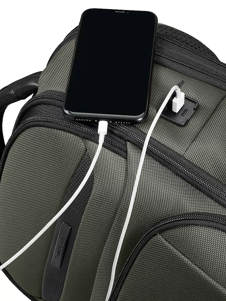 SAMSONITE | Mochila PRO-DLX expandible verde | Verde oscuro