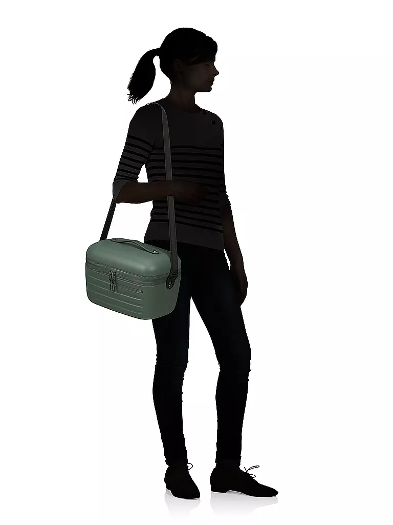 SAMSONITE | Neceser STACKD Sage | Verde oscuro