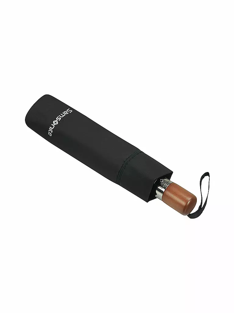 SAMSONITE | Paraguas Wood Classic S negro | Negro