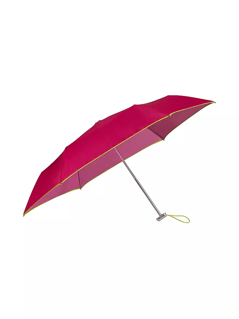 SAMSONITE | Regenschirm - Taschenschirm Alu Drop S dark pink/grass | Baya