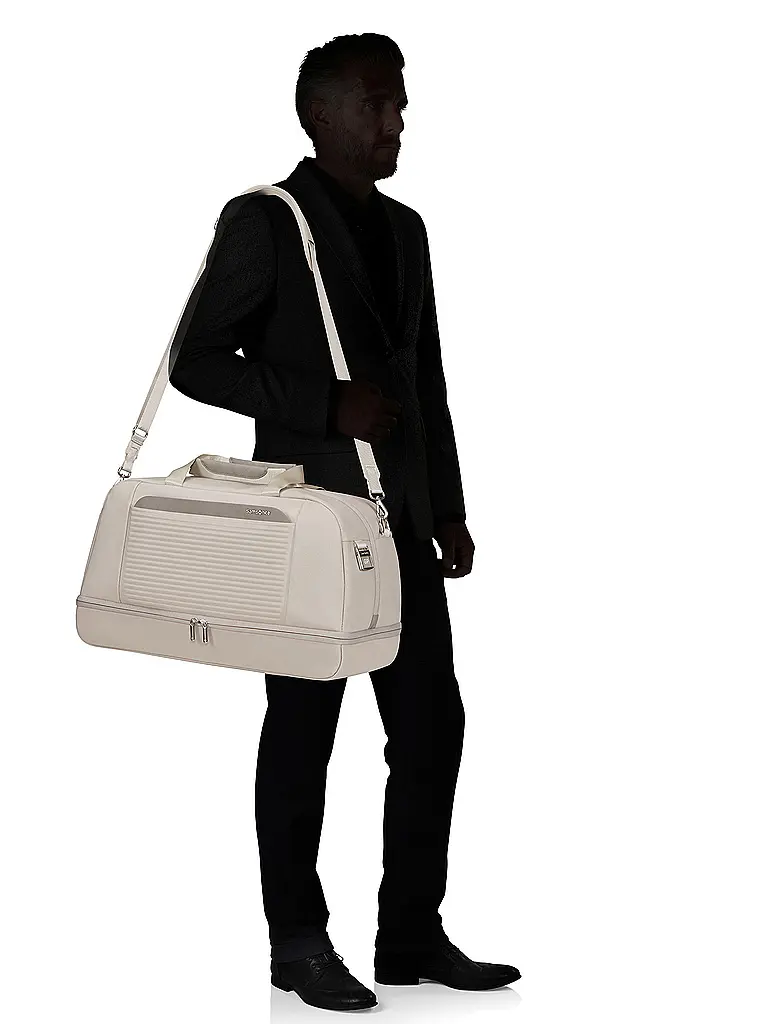 SAMSONITE | Reisetasche - Weekender PARALUX 49 cm Stone Grey | Crema