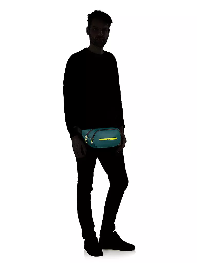 SAMSONITE | Riñonera ECODIVER Dark Teal/Lime | Petróleo