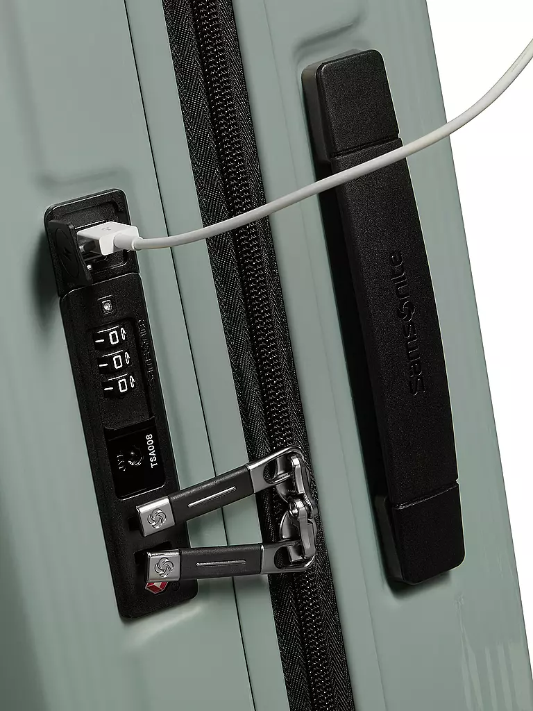 SAMSONITE | Trolley  NUON SPINNER 69cm erweiterbar metallic minera | Gris claro