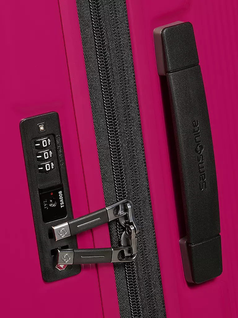 SAMSONITE | Trolley  NUON SPINNER 69cm erweiterbar metallic ruby | Fucsia