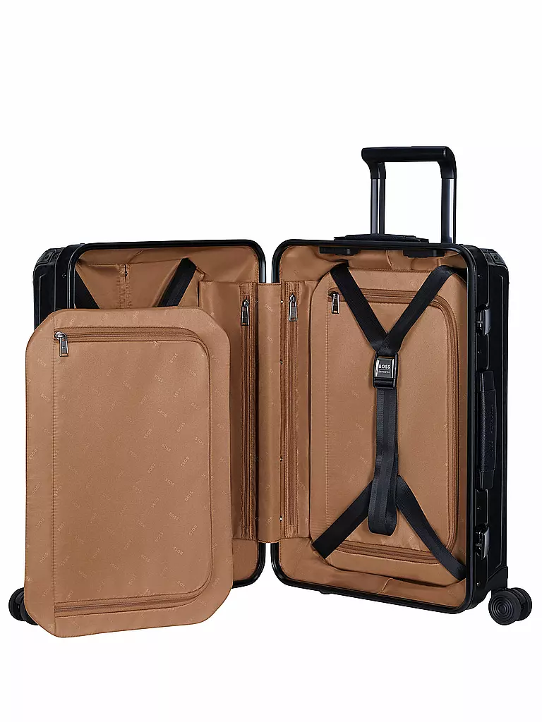 SAMSONITE | Trolley BOSS SPINNER 55cm grafito monograma |