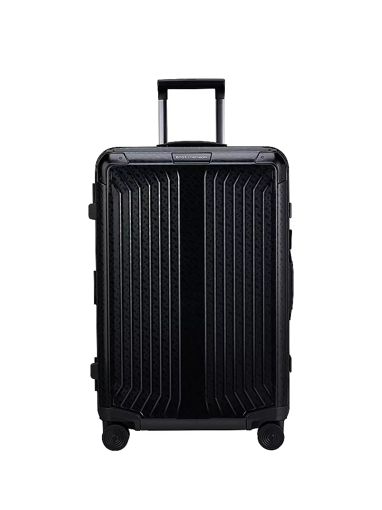 SAMSONITE | Trolley BOSS SPINNER 69cm grafito monograma | Negro