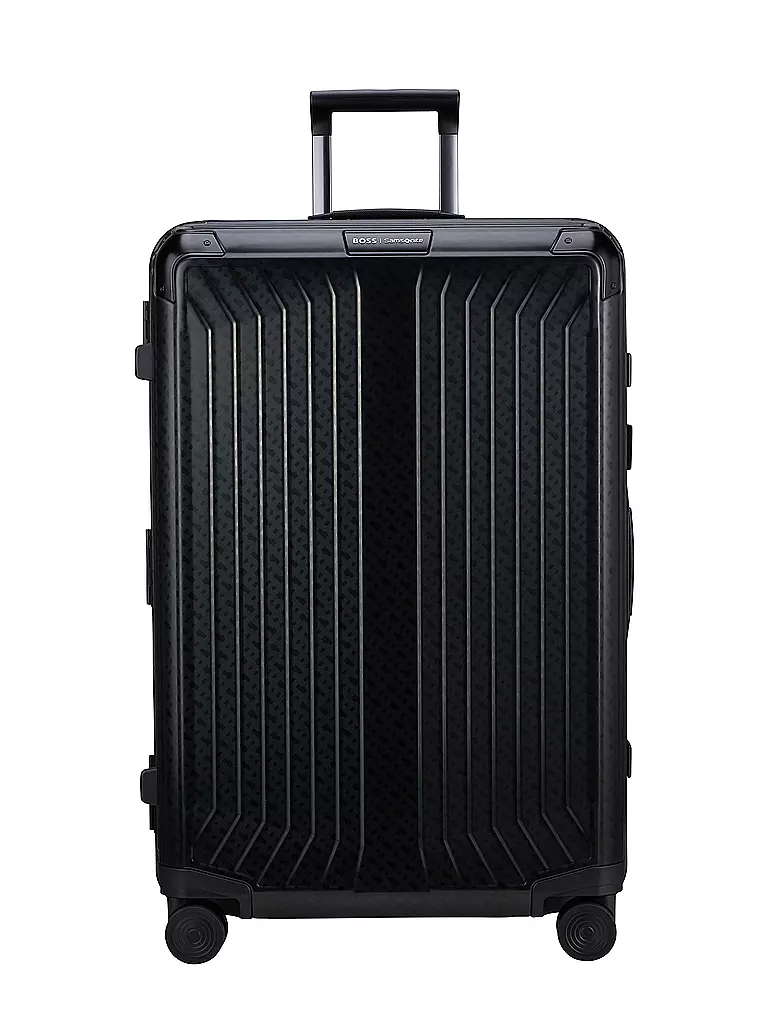 SAMSONITE | Trolley BOSS SPINNER 76cm grafito monograma | Negro