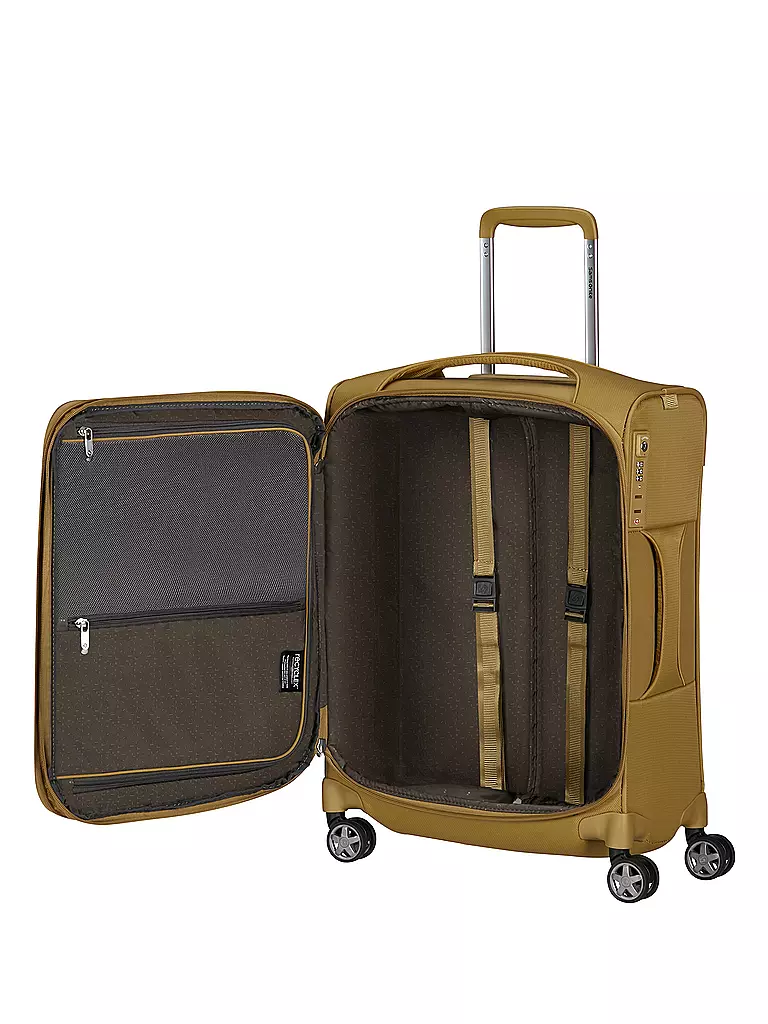 SAMSONITE | Trolley D'LITE SPINNER 55cm expandible amarillo mostaza | 
