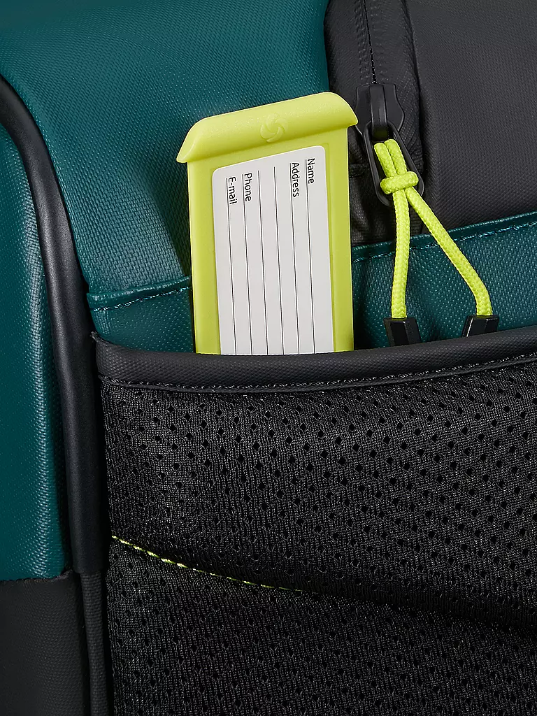 SAMSONITE | Trolley ECODRIVER DUFFEL BACKPACK 55cm Dark Teal/Lime | Petróleo