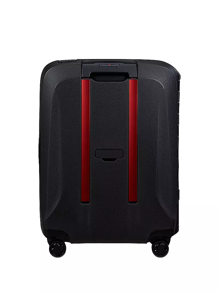 SAMSONITE | Trolley ESSENS SPINNER 55cm charcoal/red  | Negro