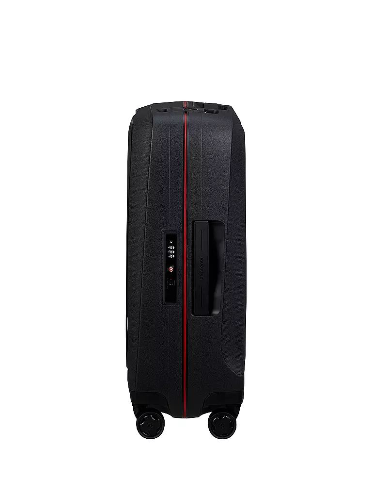 SAMSONITE | Trolley ESSENS SPINNER 55cm charcoal/red  | Negro