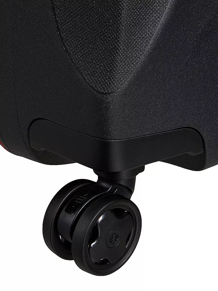 SAMSONITE | Trolley ESSENS SPINNER 55cm charcoal/red  | Negro